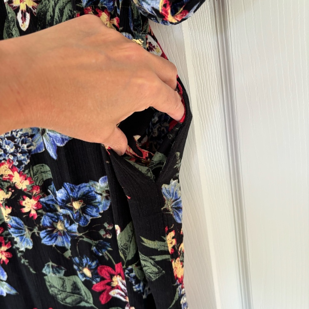 Gilli Button Down Maxi Dress Small - image 7